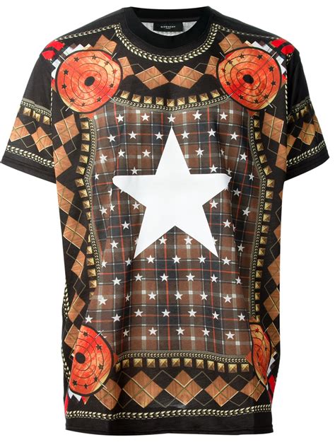 givenchy star graphic print shirt|givenchy men's shirts.